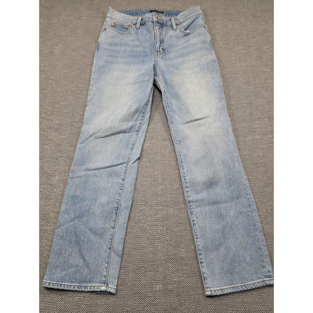 Lucky Brand Zoe‎ High Rise Straight Leg Jeans Light Wash Blue Size 8/29 R